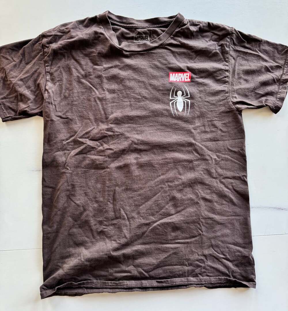 CVLA Marvel Spider-Man Class Dismissed Brown Graphic T-Shirt